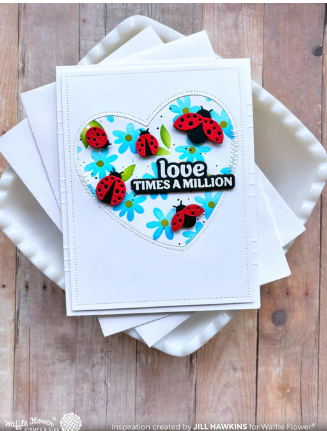 Waffle Flower Lady Bug Die