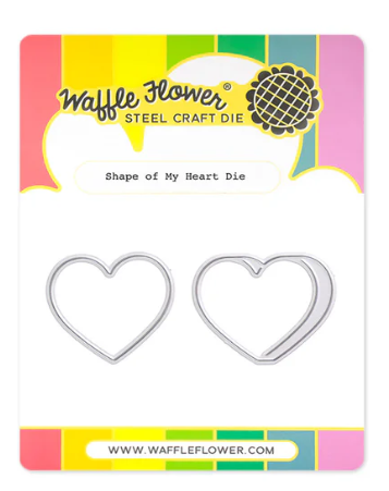 Waffle Flower Shape of My Heart Die