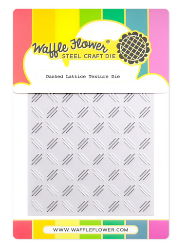 Waffle Flower Dashed Latticee Texture Die