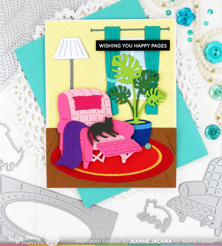 Waffle Flower Cozy Spot Add On Die