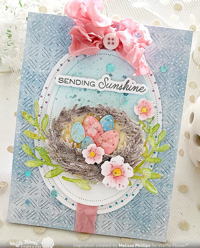 Waffle Flower Sweet Nest Die