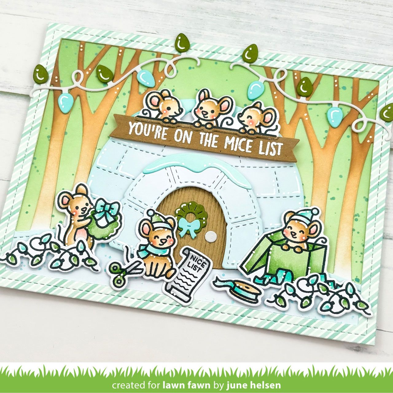 Lawn Fawn A Mice Christmas Clear Stamp