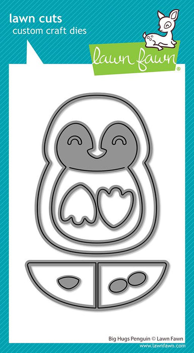 Lawn Fawn Big Hugs Penguin Die