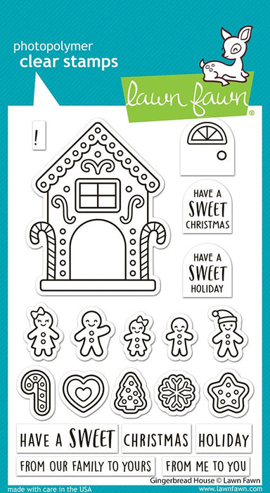 Lawn Fawn Gingerbread House Clear Stamp