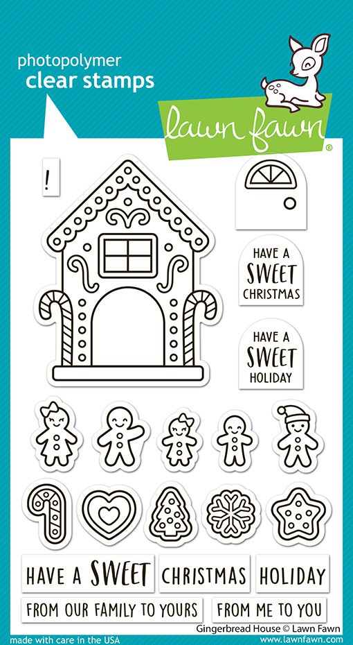 Lawn Fawn Gingerbread House Clear Stamp