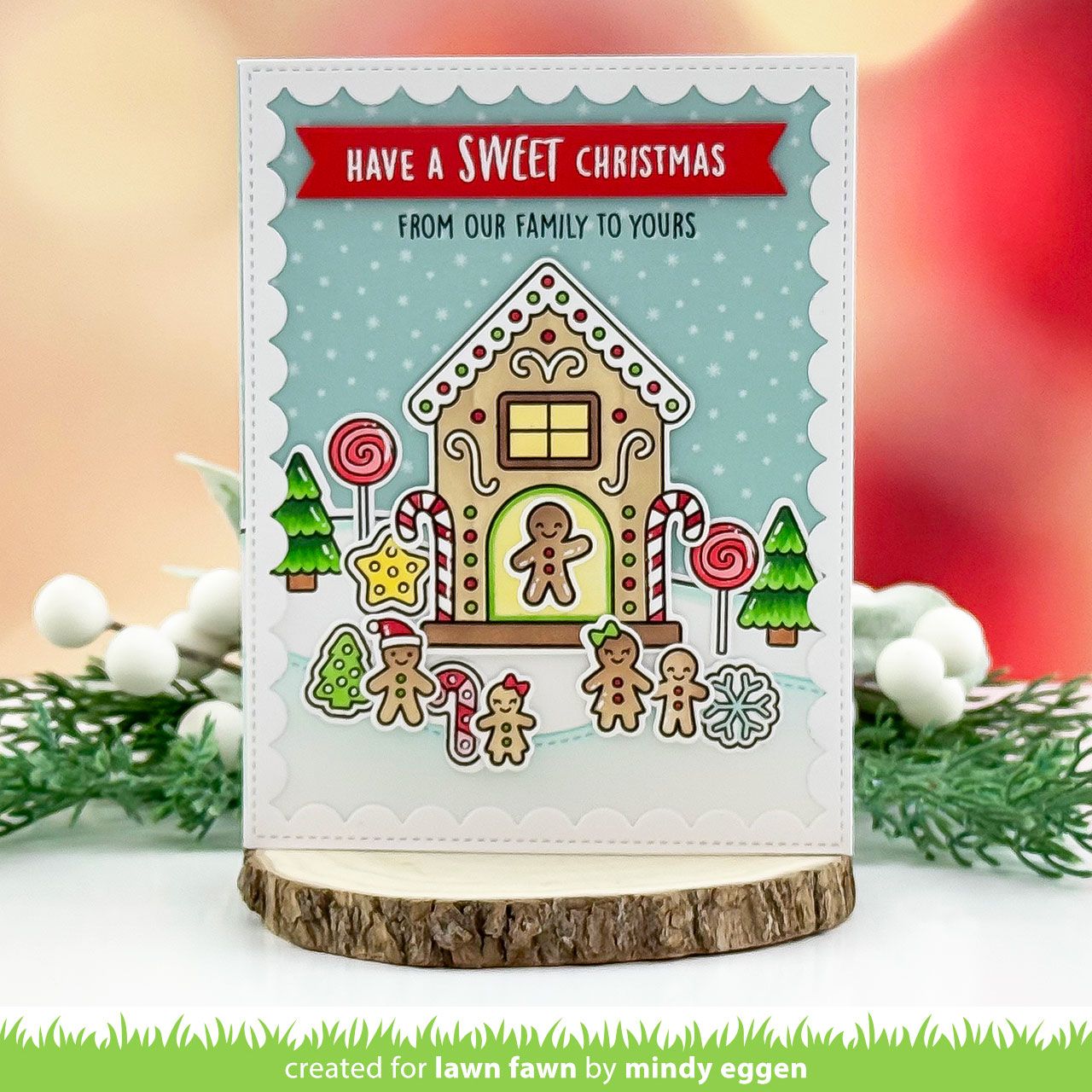Lawn Fawn Gingerbread House Clear Stamp