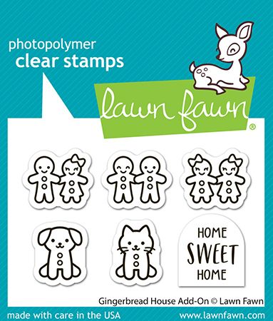 Lawn Fawn Gingerbread House Add On Stamp