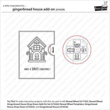 Lawn Fawn Gingerbread House Add On Stamp
