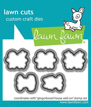 Lawn Fawn Gingerbread House Add On Dies