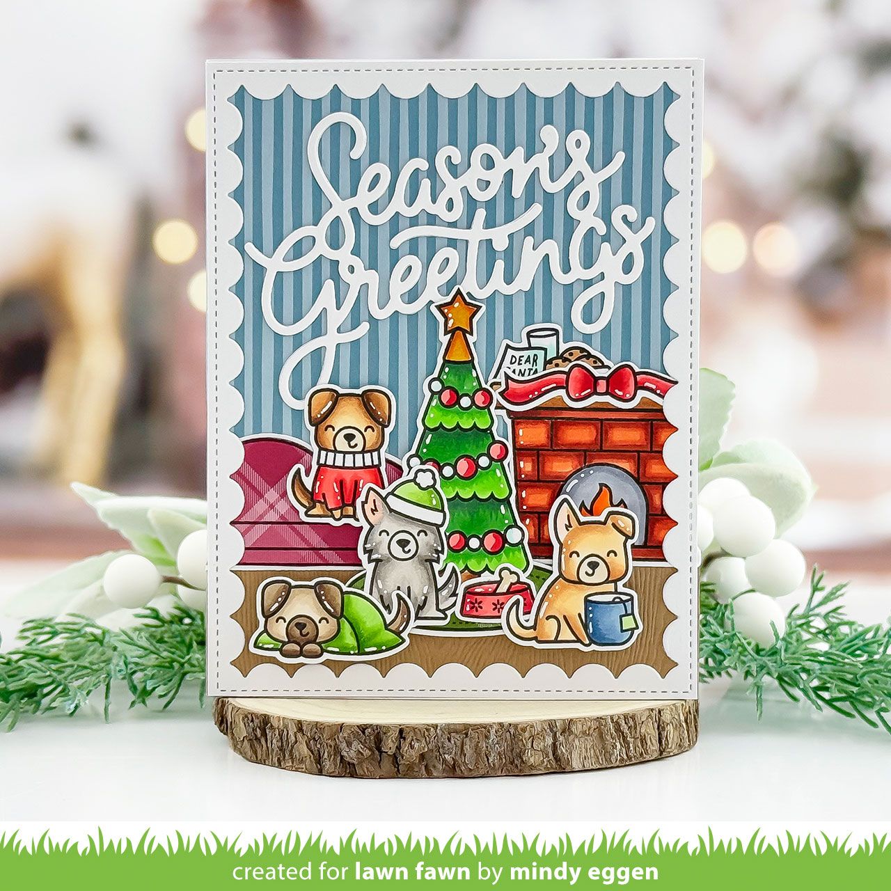 Lawn Fawn Cozy Dogs Clear Stamp Set