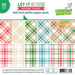 Lawn Fawn Let It Shine Holiday Plaids 6X6 Petite Paper Pack