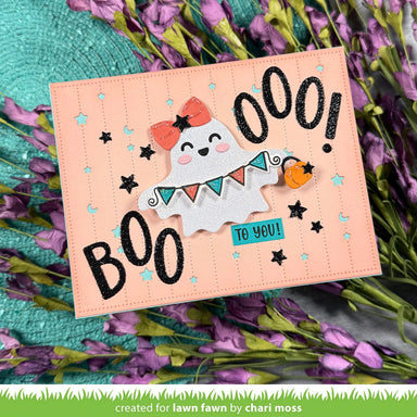Lawn Fawn Happy Ghost Tag Die
