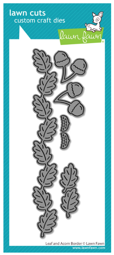 Lawn Fawn Leaf and Acorn Border Die