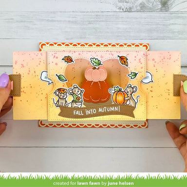 Lawn Fawn Fall Mice Clear Stamp