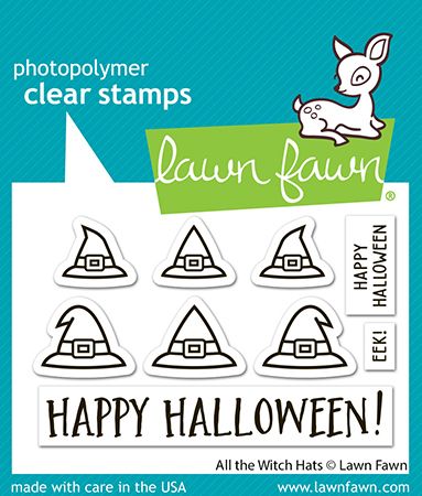 Lawn Fawn All the Witches Hats Clear Stamp