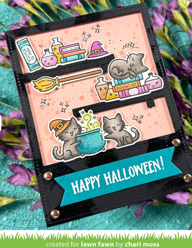 Lawn Fawn Hocus Purr-cus! Clear Stamp