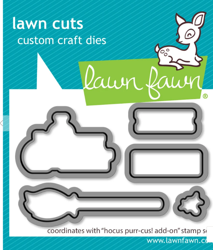 Lawn Fawn Hocus Purr-cus! Add On Dies