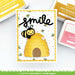 Lawn Fawn Bee Happy Background 6X6 Stencils
