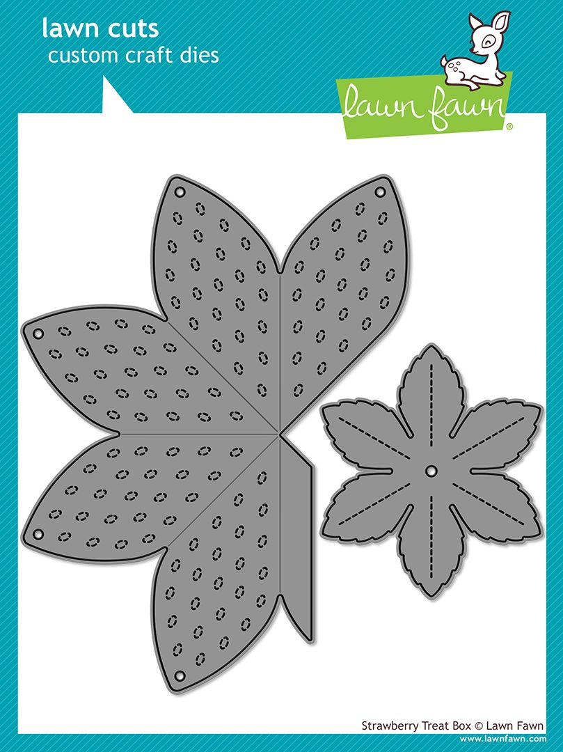 Lawn Fawn Strawberry Treat Box Die