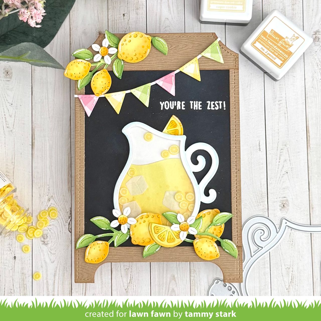 Lawn Fawn Lemon Vine Border Die