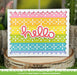 Lawn Fawn Folksy Petal Border Die