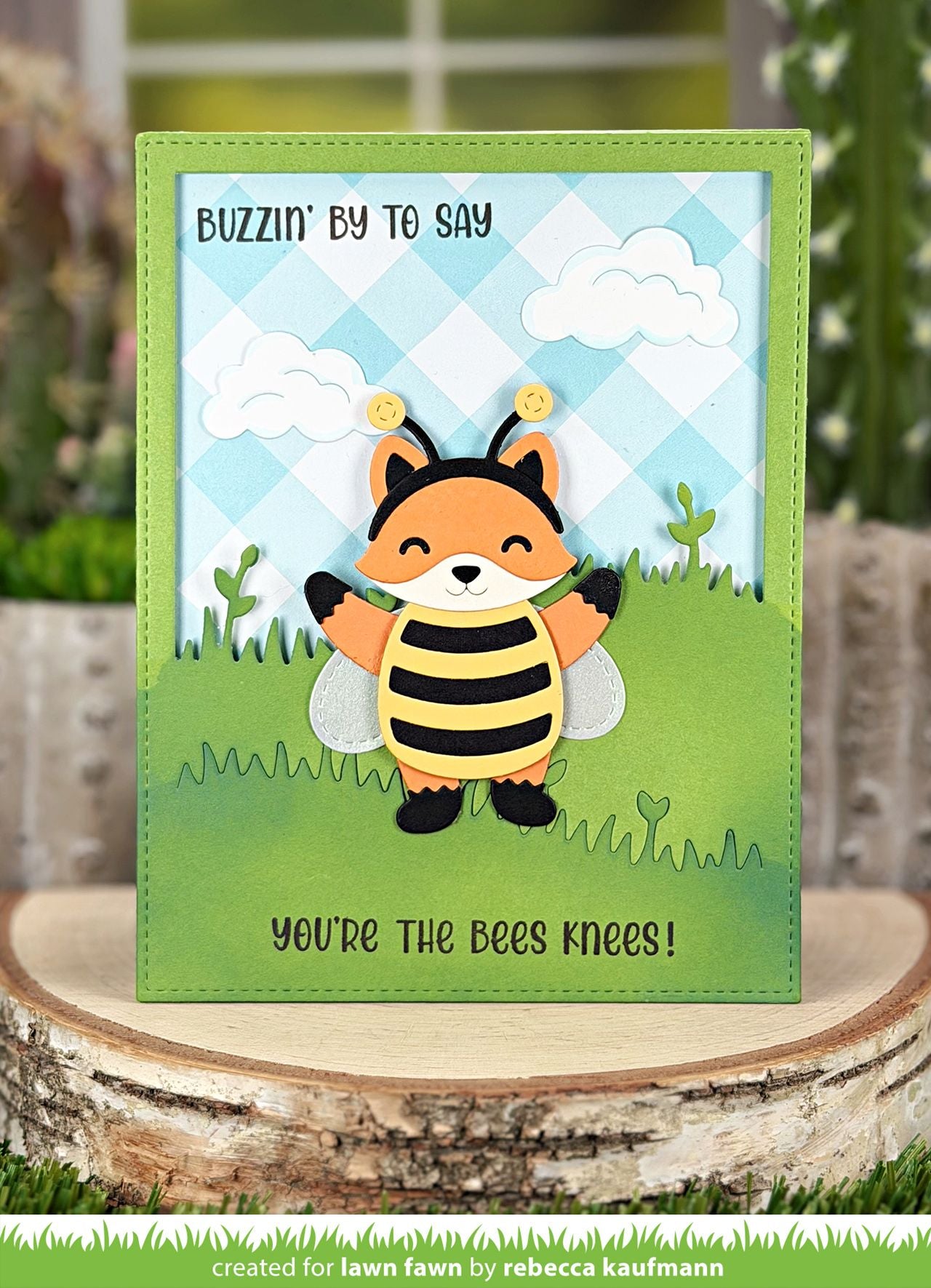 Lawn Fawn Henry's Build A Sentiment: Honey Bee Stamp