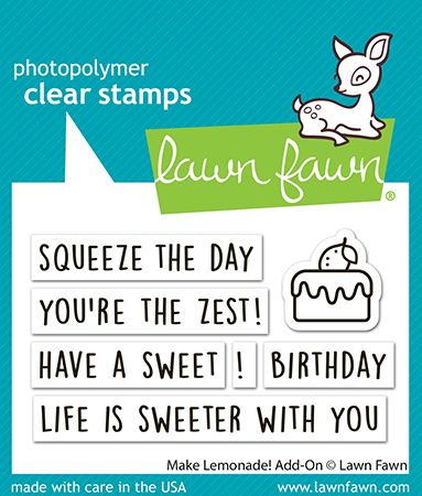 Lawn Fawn Make Lemonade Add On Stamp
