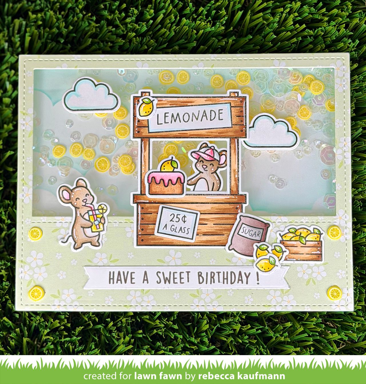 Lawn Fawn Make Lemonade Add On Stamp