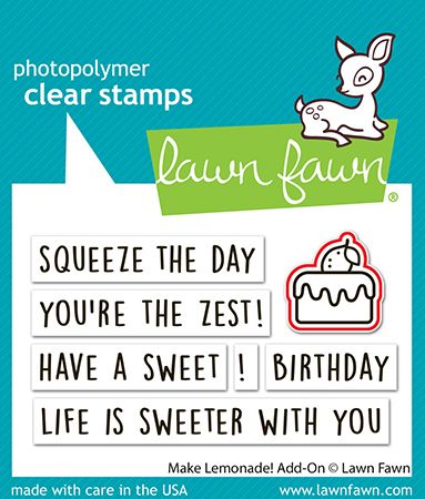 Lawn Fawn Make Lemonade Add On Die