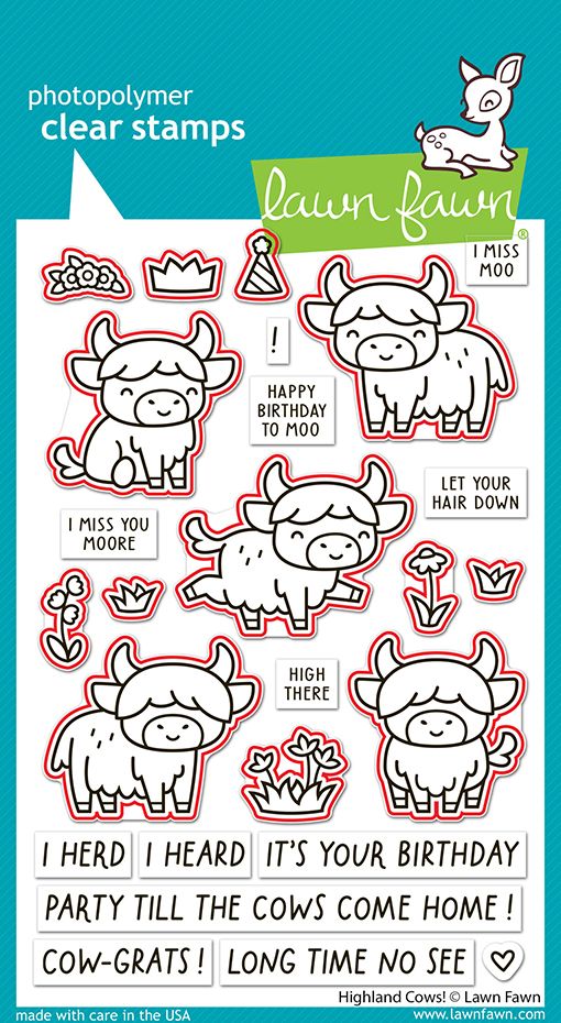 Lawn Fawn Highland Cows Dies