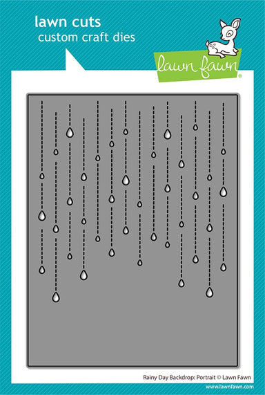 Lawn Fawn Rainy Day Backdrop: Portrait Die