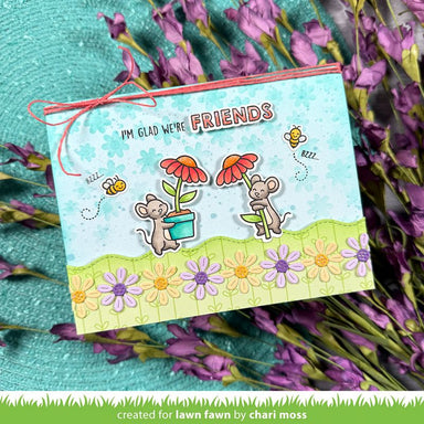 Lawn Fawn Daisy Border Die