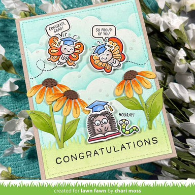 Lawn Fawn Tiny Sentiments: Graduation Dies