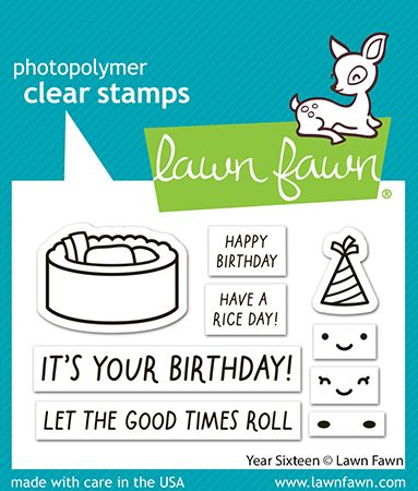 Lawn Fawn Year Sixteen Clear Stamp