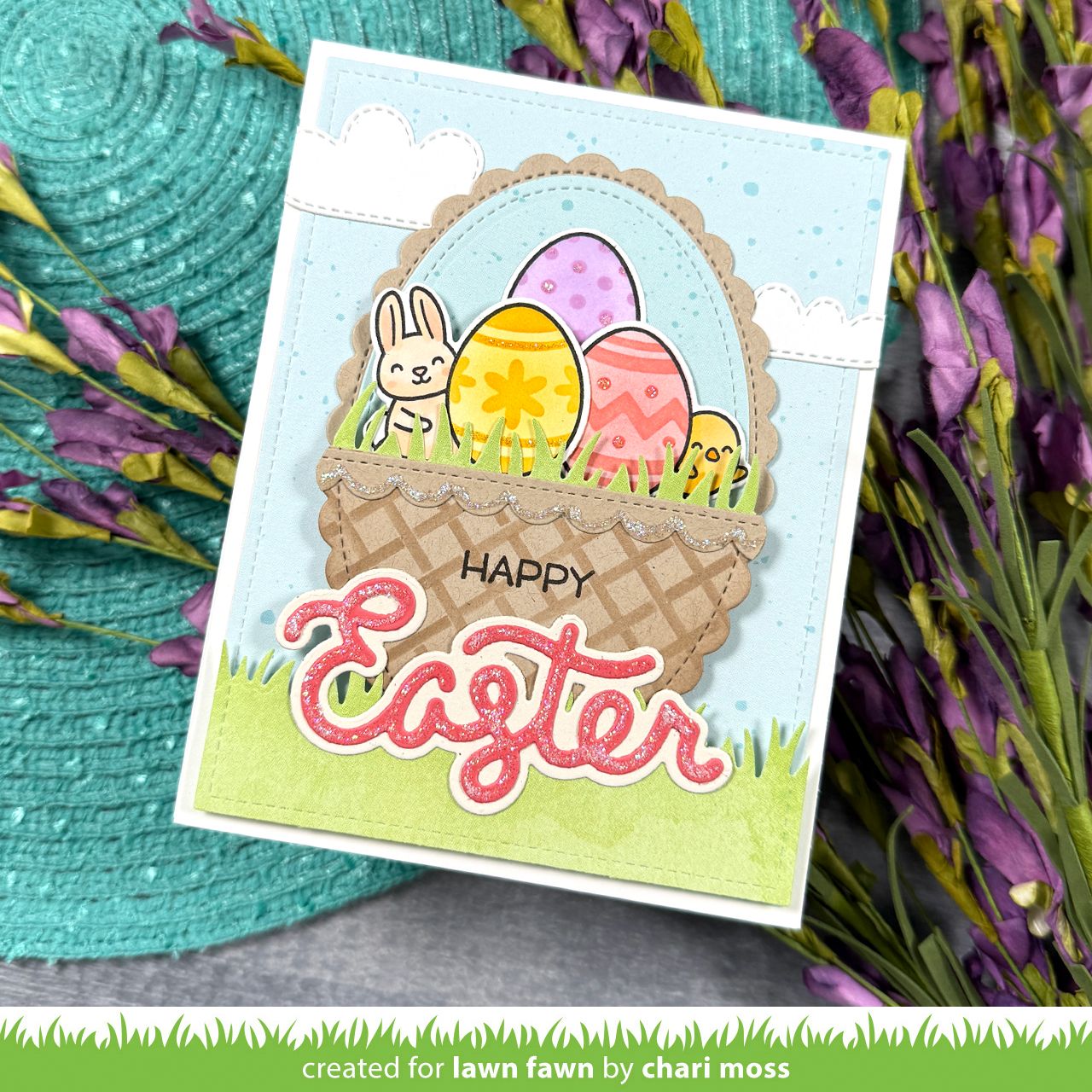 Lawn Fawn Basket Weave Stencils 6X6