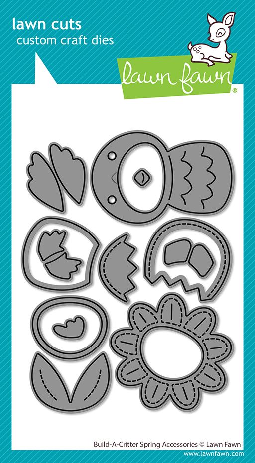 Lawn Fawn Build A Critter Spring Accessories Dies