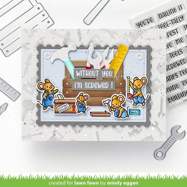 Lawn Fawn Mice Tools Clear Stamp