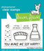 Lawn Fawn Soy Happy Clear Stamp
