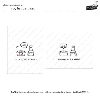 Lawn Fawn Soy Happy Dies