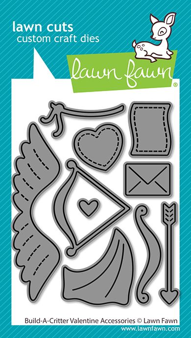 Lawn Fawn Build A Critter Valentine Accessories Dies