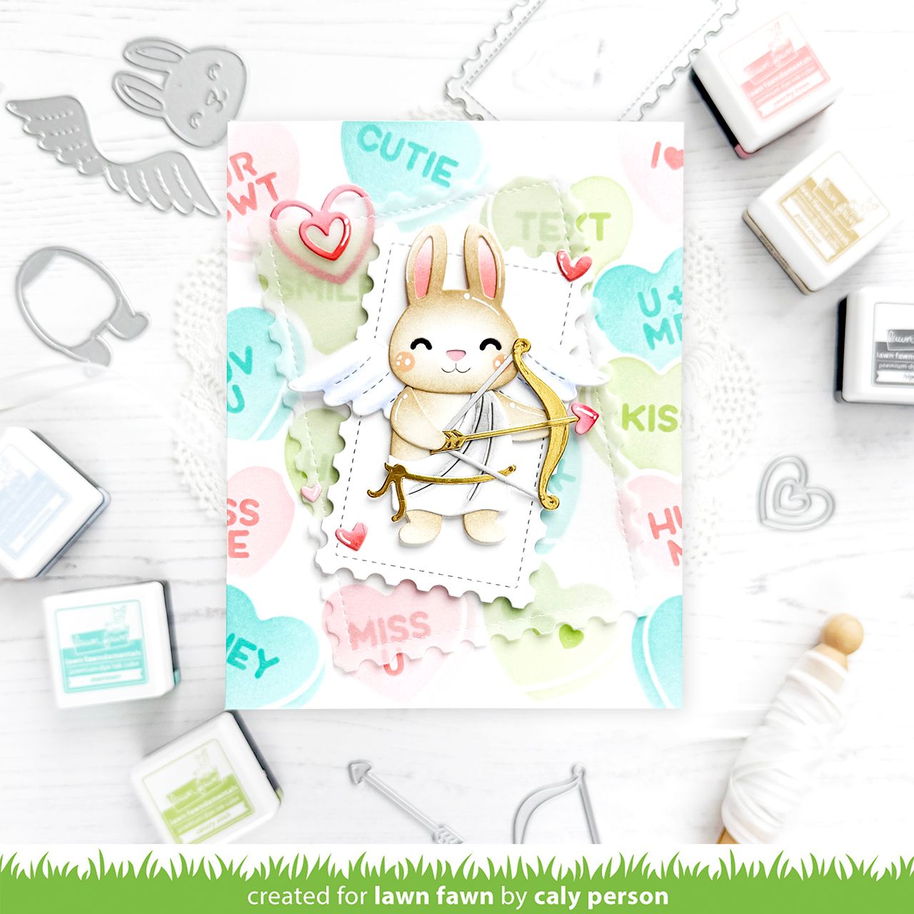 Lawn Fawn Build A Critter Valentine Accessories Dies