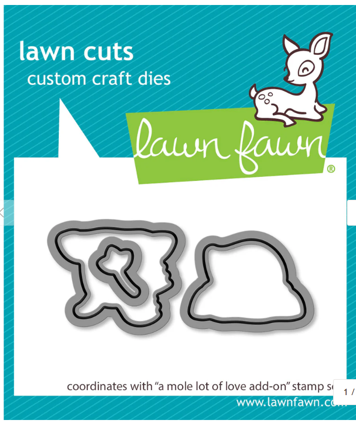 Lawn Fawn A Mole Lot of Llove Add On Die