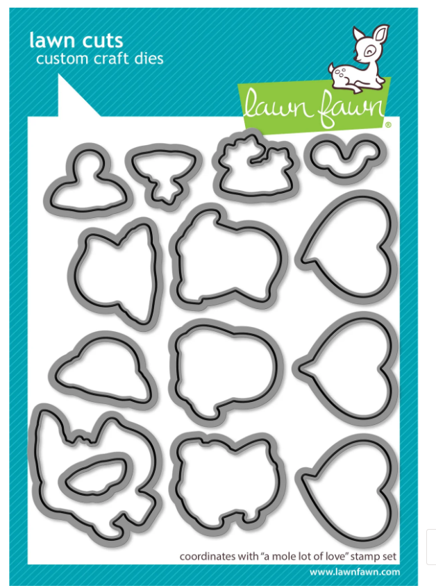 Lawn Fawn A Mole Lot of Love Dies