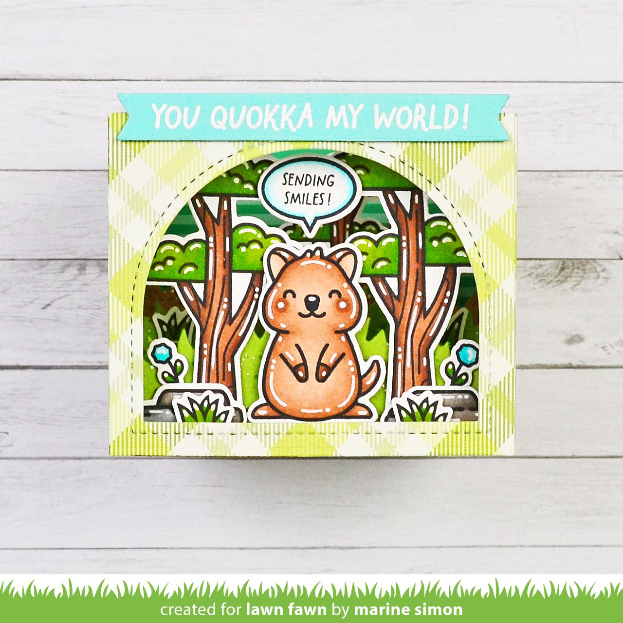 Lawn Fawn Quokka My World Stamp