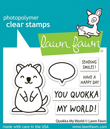 Lawn Fawn Quokka My World Stamp