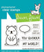 Lawn Fawn Quokka My World Stamp
