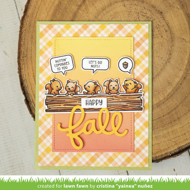 Lawn Fawn Simply Celebrate Squirrels Stamp