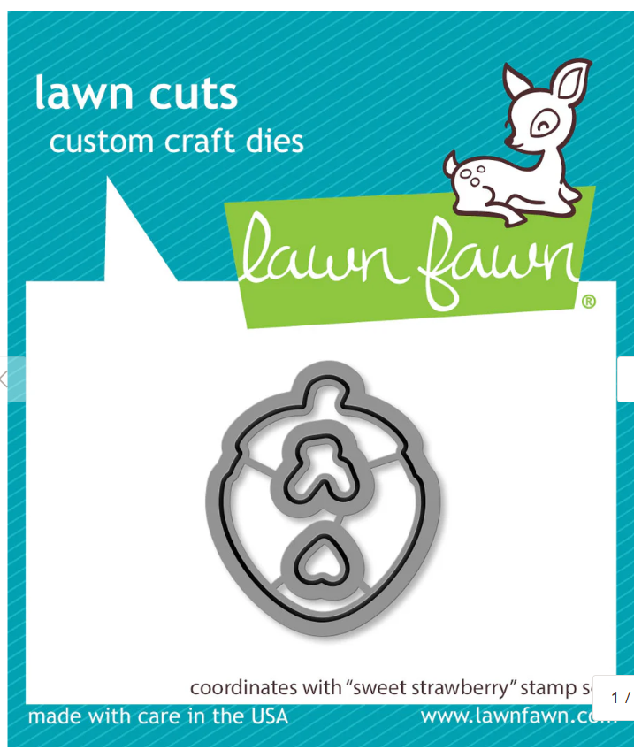 Lawn Fawn Sweet Strawberry Die