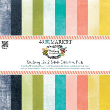 49 and Market Birdsong 12X12 Solids Collection Pack