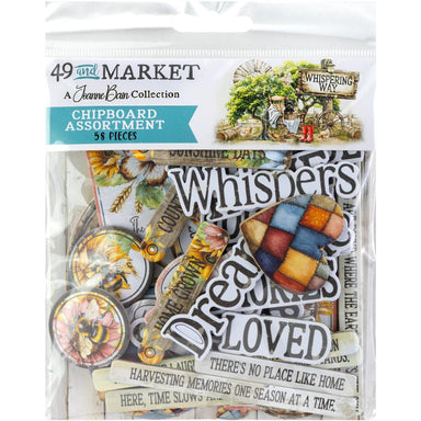 49 and Market Whispering Way Chipboard Set